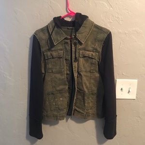Green army jacket